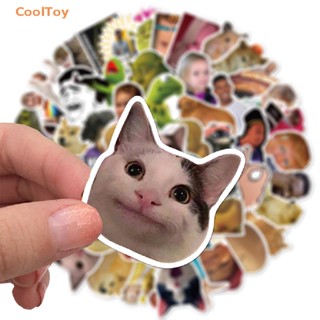 Cooltoy สติกเกอร์แสดงอารมณ์ตลก กันน้ํา สําหรับติดตกแต่งกระเป๋าเดินทาง แล็ปท็อป สเก็ตบอร์ด 50 ชิ้น