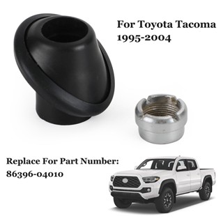 { ขายดี } ฝาครอบน็อตเสาอากาศรถยนต์ สีดํา และยาง สําหรับ Toyota Tacoma DLX SR5 4 Cyl V6 Cyl 2RZFE 3RZFE 5VZFE 1995-2004