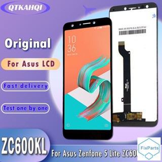 ของแท้ X017D LCD 6.0&amp;quot; อะไหล่หน้าจอสัมผัสดิจิทัล LCD แบบเปลี่ยน สําหรับ Asus Zenfone 5 Lite 5Q ZC600KL X017DA