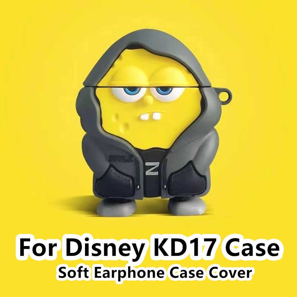 【พร้อมส่ง】เคสหูฟัง แบบนิ่ม ลายการ์ตูนกบน่ารัก สําหรับ Disney KD17 KD17