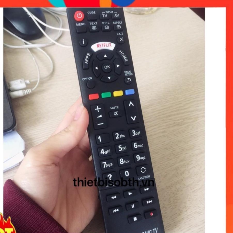 รีโมทสําหรับทีวี Panasonic rm-l1268 (สําหรับสมาร์ททีวี, LCD TV Panasonic)