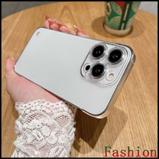 กรณีโทรศัพท์ที่มองไม่เห็นบางเฉียบ ไร้ขอบ เปลือกแข็ง case compatible for Apple 13 เคสไอโฟน11 กันกระแทก เคสแข็ง Case iPhone14promax เคสไอโฟน 14 13 12promax เคสi11 xr 6 7 8 plus เคสiPhone11Pro max เคสไอโฟน7พลัส 6splus caseiPhone12mini 14พลัส เคสiX XS max