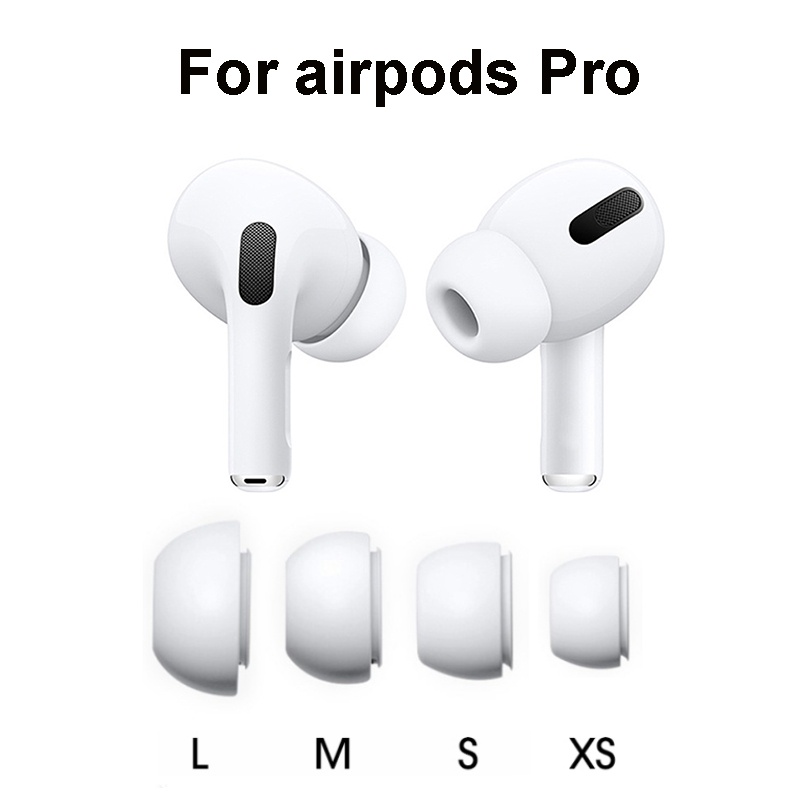 จุกหูฟังบลูทูธไร้สาย ซิลิโคนนิ่ม ใส่สบาย แบบเปลี่ยน สําหรับ AirPods Pro Pro 2 3 คู่
