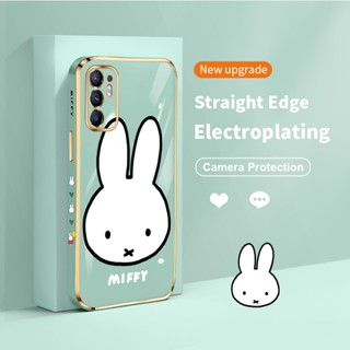 เคสโทรศัพท์มือถือ TPU พิมพ์ลาย Miffy สําหรับ OPPO Reno6 Reno6 Pro Plus 5G 4G Reno6 Z