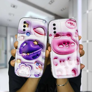 เคสโทรศัพท์มือถือแบบนิ่ม กันกระแทก ลายหมูน่ารัก สําหรับ VIVO Y35 Y20 Y22 Y22S Y15S Y15C Y91C Y21 2021 Y21A Y16 Y21T Y12S Y12 Y30 Y21E Y21G Y21S