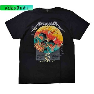 NEX▨เสื้อวง Metallica T-Shirt Rock เสื้อยืดวงร็อค เสื้อวงเมทัลลิกา