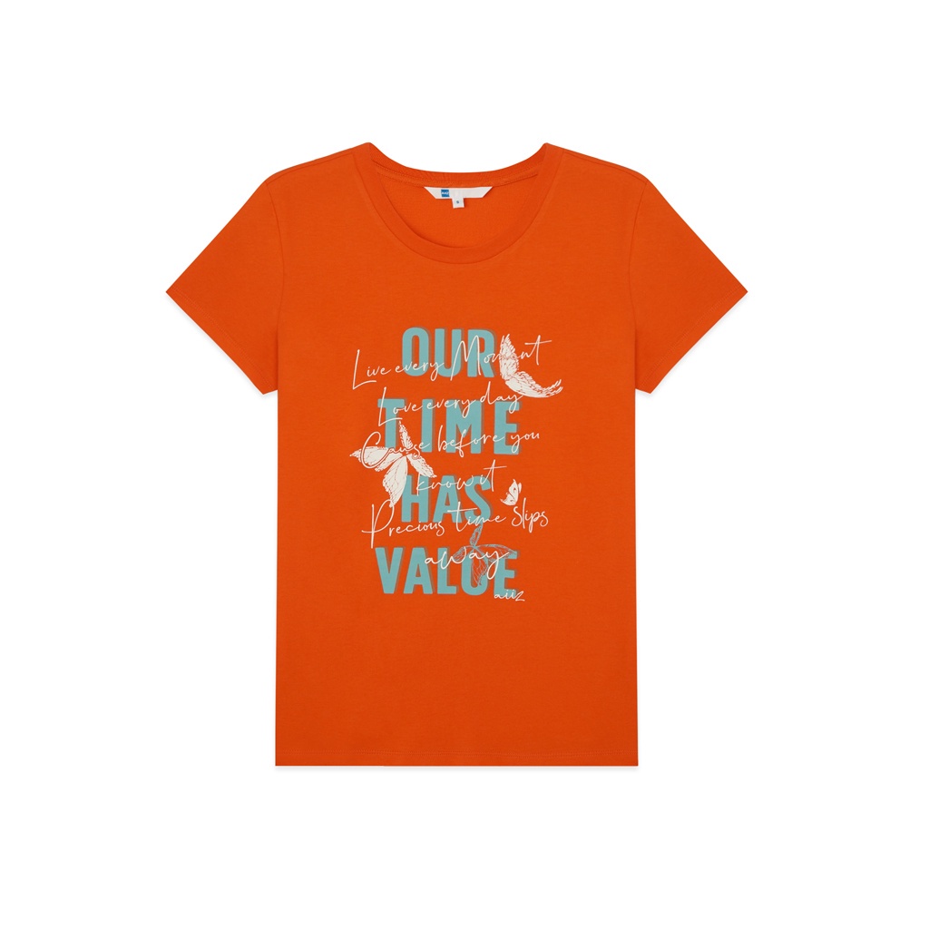 AIIZ (เอ ทู แซด) - เสื้อยืดผู้หญิง ลายกราฟิก Women's Typo T-Shirts