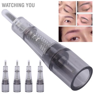 Watching You 5 ชิ้น Microblading U9 ตลับเข็มแต่งหน้าชุดเข็มสักคิ้วอุปกรณ์เสริม