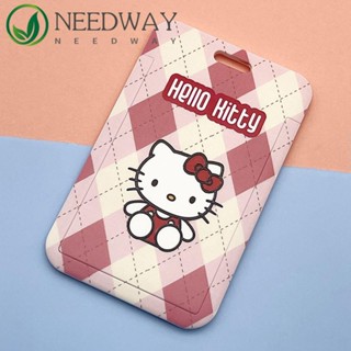 Needway พวงกุญแจสายคล้องคอ ห้อยบัตรเครดิต บัตรเครดิต บัตรรถบัส คิตตี้ เมโลดี้