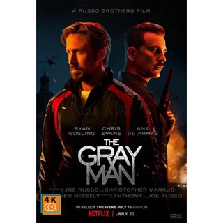 หนัง DVD ออก ใหม่ The Gray Man (2022) ล่องหนฆ่า (เสียง ไทย/อังกฤษ | ซับ ไทย/อังกฤษ) DVD ดีวีดี หนังใหม่