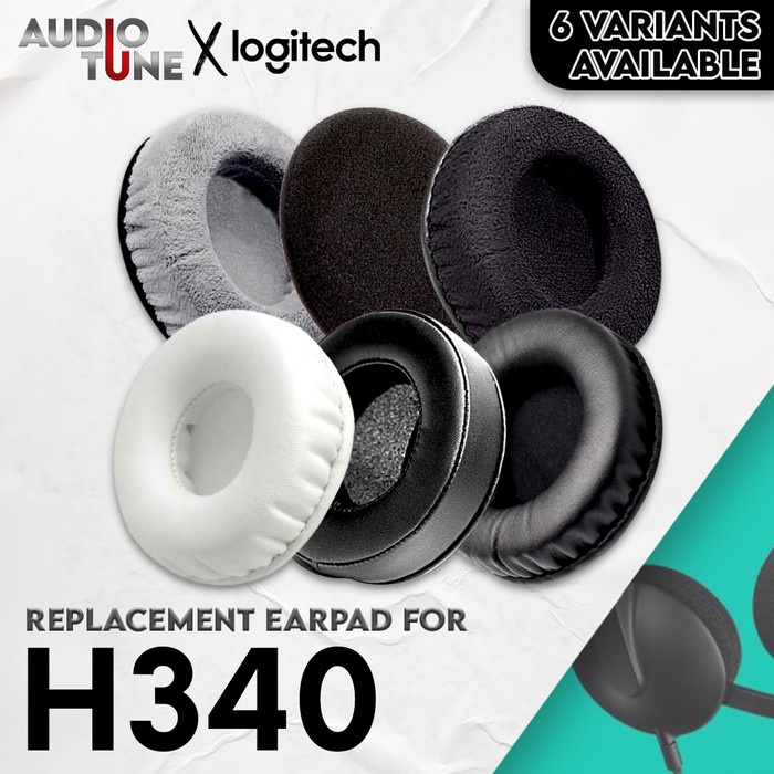 แผ่นรองหูฟัง Earcup Logitech H340 H 340 Foam Pad Foam Pad