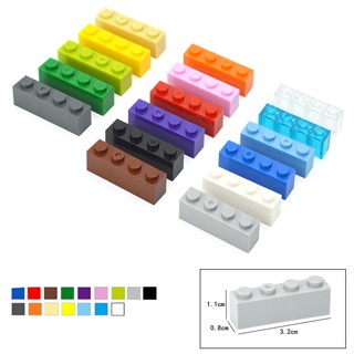 บล็อคตัวต่อ 1x4 3010 สุ่มสี DIY 50 ชิ้น