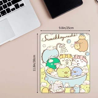 Sumikkogurashi แผ่นรองเมาส์ ทรงสี่เหลี่ยม กันน้ํา 10x12 นิ้ว (25X30 ซม.) สําหรับสํานักงาน แล็ปท็อป คอมพิวเตอร์ ยางกันลื่น