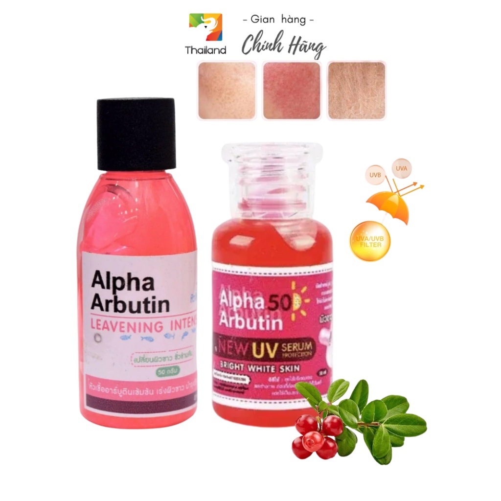 Alpha Arbutin Collagen Intense UV Whitening Serum สําหรับโลชั ่ นไทย