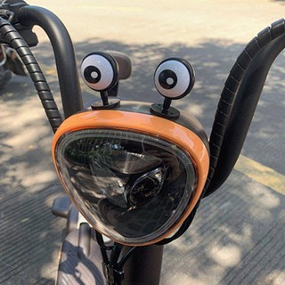 Electric Car Cute Decorations Battery Car Motorcycle Funny Big Eyes Motorcycle Accessories Car Decoration vdkS