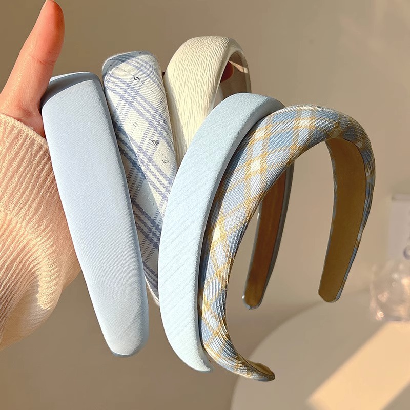 ที่คาดผมฟองน้ํา รูปกะโหลกศีรษะ คุณภาพสูง เข้ากับทุกการแต่งกาย สไตล์เกาหลี สีฟ้า แฟชั่นสําหรับผู้หญิง - รูปที่ 5