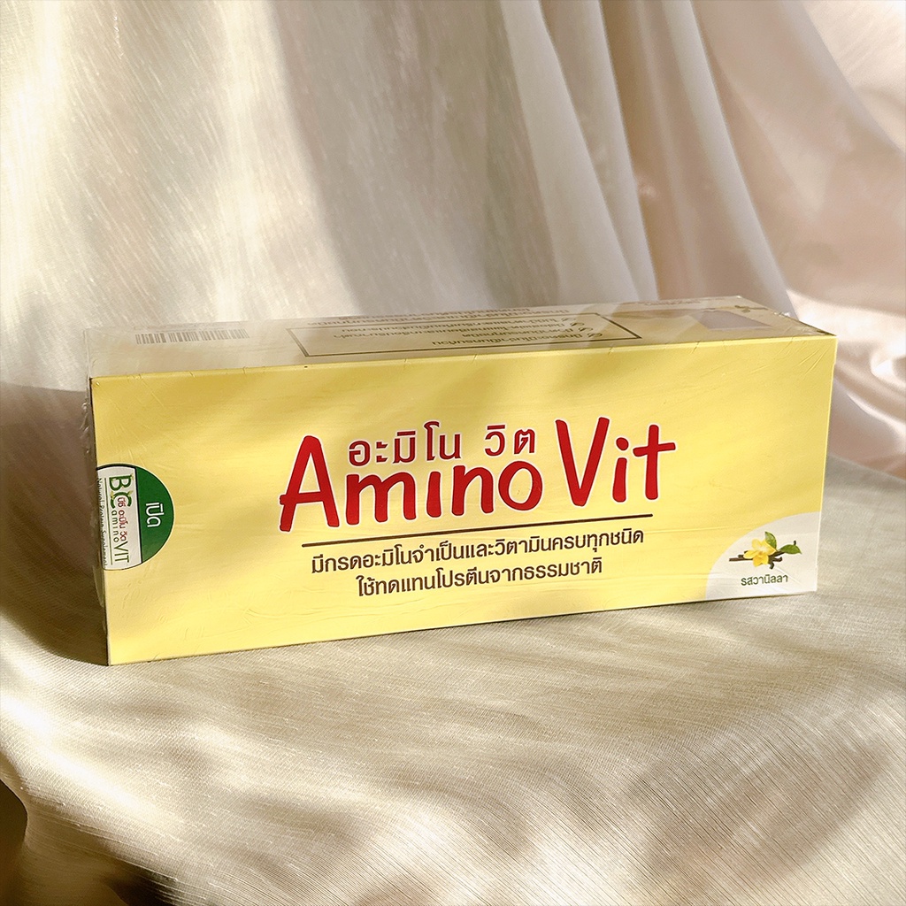 อะมิโน วิต AMINO VIT รสวานิลา อาหารทดแทนโปรตีนจากธรรมชาติ ฟื้นฟูการทำงานของไต โดย หมอบุญชัย