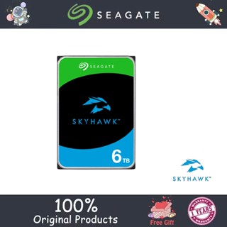 Seagate ฮาร์ดดิสก์คอมพิวเตอร์ 6TB Skyhawk Monitoring 5400RPM 3.5 ST6000VX001_ 3