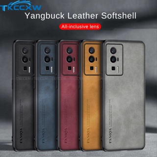 เคสโทรศัพท์มือถือหนัง PU ไมโครไฟเบอร์ แบบนิ่ม สําหรับ Xiaomi Poco F5 X5 Pro M5S F4 F3 GT