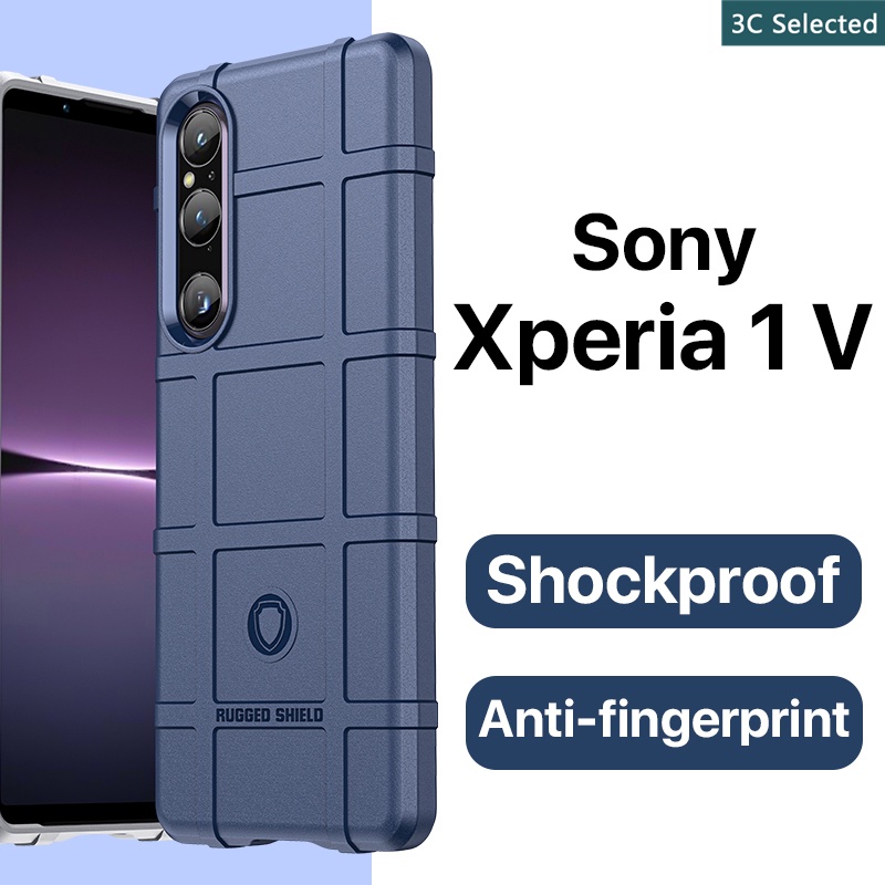 เคส Sony Xperia 1 V 10 8 XA XZ Ace IV III II Lite Plus Ultra Case ปกป้องหน้าจอ กันกระแทก ป้องกันลายนิ้วมือ ปกป้องกล้อง Xperia ace 2 3 4 5 ace2 ace3 xa3 xa4 xz4 xz5 compact