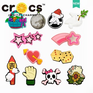 Jibbitz crocs charms หัวเข็มขัดรองเท้า ลายดอกไม้ 2023