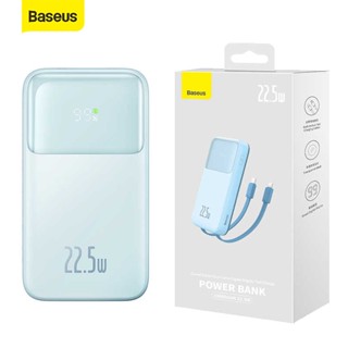 Baseus พาวเวอร์แบงค์ 20000mAh ชาร์จเร็ว PD 22.5W ขนาดเล็ก แบบพกพา 10000mAh 20W