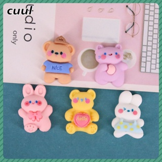 DIY อุปกรณ์เรซิ่น ตุ๊กตาการ์ตูน ไอศครีม Diy ใช้ตกแต่งมือถือ/กรอบรูป/แก้วน้ำ/กระเป๋า/crocs สเน่ห์ jibbitz crocs Cod