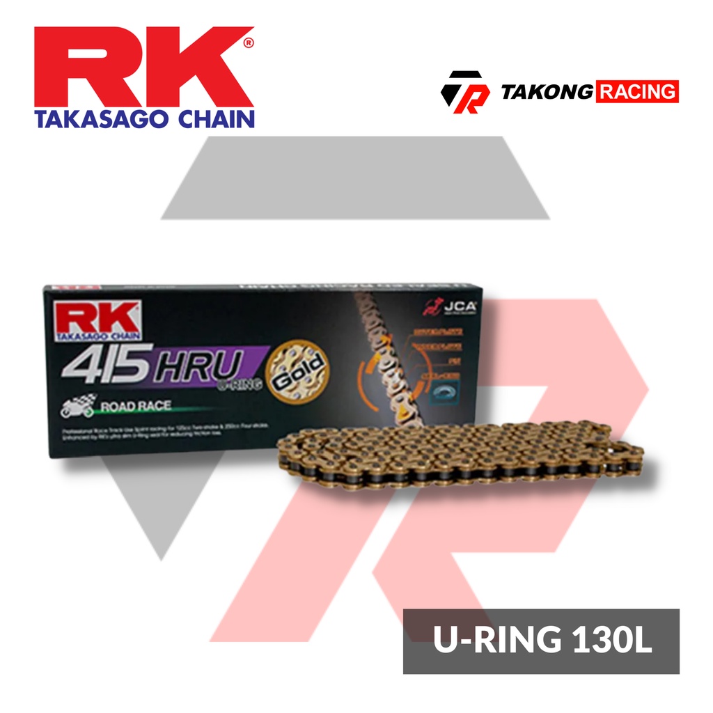 RK Takasago 415HRU (สีทอง) - โซ่ U-Ring