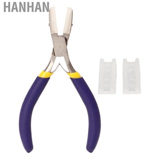 Hanhan Duckbill Pliers Flat Nose Pliers Blue Handle for Industrial