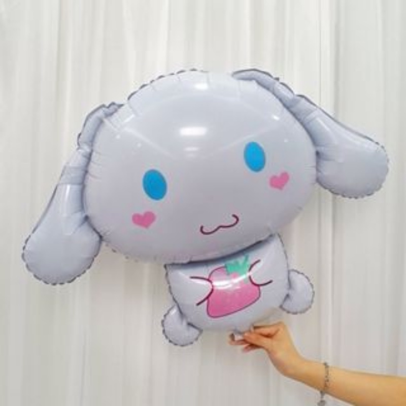 SANRIO ลูกโป่งฟอยล์ฮีเลียม อลูมิเนียม ลาย Kuromi My Melody Cinnamon 3D สร้างสรรค์ สําหรับตกแต่งปาร์ตี้วันเกิดเด็ก