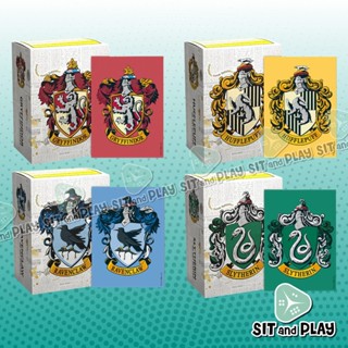 Dragon Shield - Wizarding World Hogwarts - Art Sleeves - Wizarding World Hogwarts ซองใส่การ์ด 100 ซอง ลายตราบ้านใน Ha...