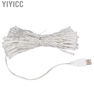 Yiyicc 32.8ft String Lights Indoor Outdoor Plug In String Light  String Light For