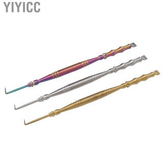 Yiyicc Eyelash Lift Tool  Stainless Steel Bamboo Shape Perming 3pcs Lash Lift Tool Slip Proof  for Home for Veteran