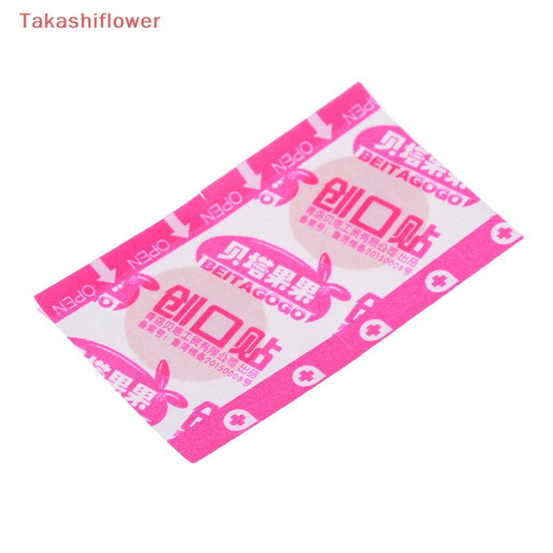 (Takashiflower) 100Pcs/Box Mini Round Disposable  Adhesive  Band-aid Wound Plaster