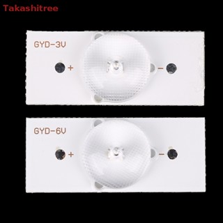 (Takashitree) หลอดไฟแบ็คไลท์ LED 3V 6V 10 ชิ้น พร้อมเลนส์ออปติคอล