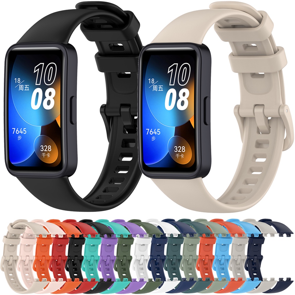 สายนาฬิกาข้อมือซิลิโคน แบบเปลี่ยน สําหรับ huawei Band 8 9 huawei watch band9