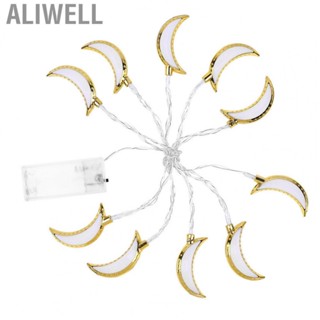 Aliwell 1.5M 10LED Moon String Light Ramadan Eid String Light Festival Decoration Lights