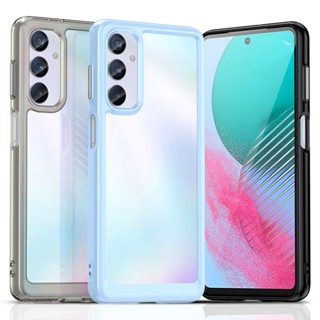เคสป้องกัน แบบแข็ง สีแคนดี้ ขอบนิ่ม สําหรับ Samsung Galaxy M54 5G
