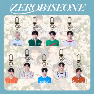 Kpop ZB1 ใหม่ พวงกุญแจอะคริลิค สองด้าน ID Photo Charm ZEROBASEO