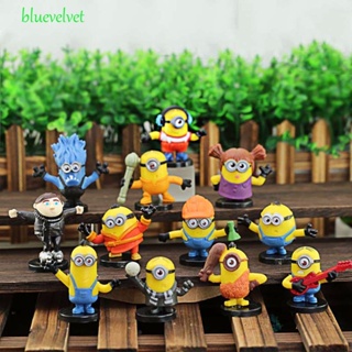 Bluevelvet ฟิกเกอร์ PVC รูปการ์ตูนมินเนี่ยน Despicable Me น่ารัก สําหรับตกแต่งบ้าน