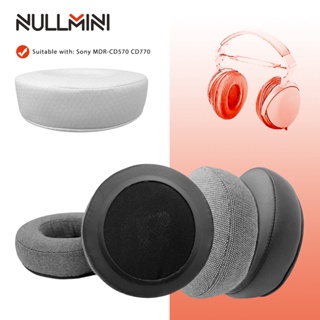 Nullmini แผ่นเจลครอบหูฟัง แบบเปลี่ยน สําหรับ Sony MDR-CD770 CD570