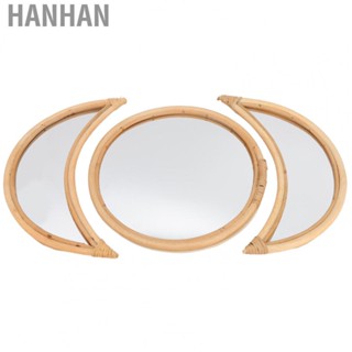 Hanhan Moon Wall Mirror Moon Phase Mirror Set  for Bedroom