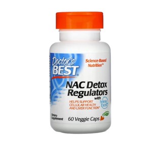 [ NAC ] Doctors Best, NAC Detox Regulators x 60 แคปซูล