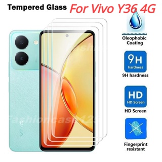 ฟิล์มกระจกนิรภัยกันรอยหน้าจอ HD 9D 9H แบบใส กันรอยขีดข่วน สําหรับ Vivo Y36 5G 4G VivoY36 2023