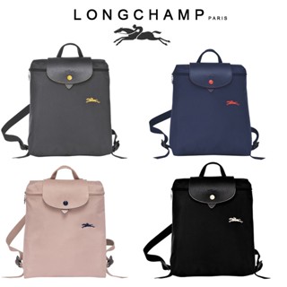 longchamp กระเป๋า  แท้ Le Pliage พับเก็บได้ กันน้ำ ไนลอน สะพายหลัง Backpack กระเป๋าเป้