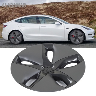 ALABAMAR ล้อ Hubcap สีดำด้านความแข็งแรงสูง 104423199B สำหรับ Tesla รุ่น 3 2017 ถึง 2023