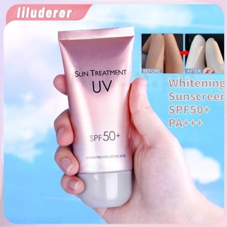 ครีมกันแดดไวท์เทนนิ่ง Uv Sunblock Cream Spf 50 Pa 60G Anti Uv Treatment ครีมกันแดด Pa Sun Block Skin Care Sereny HO