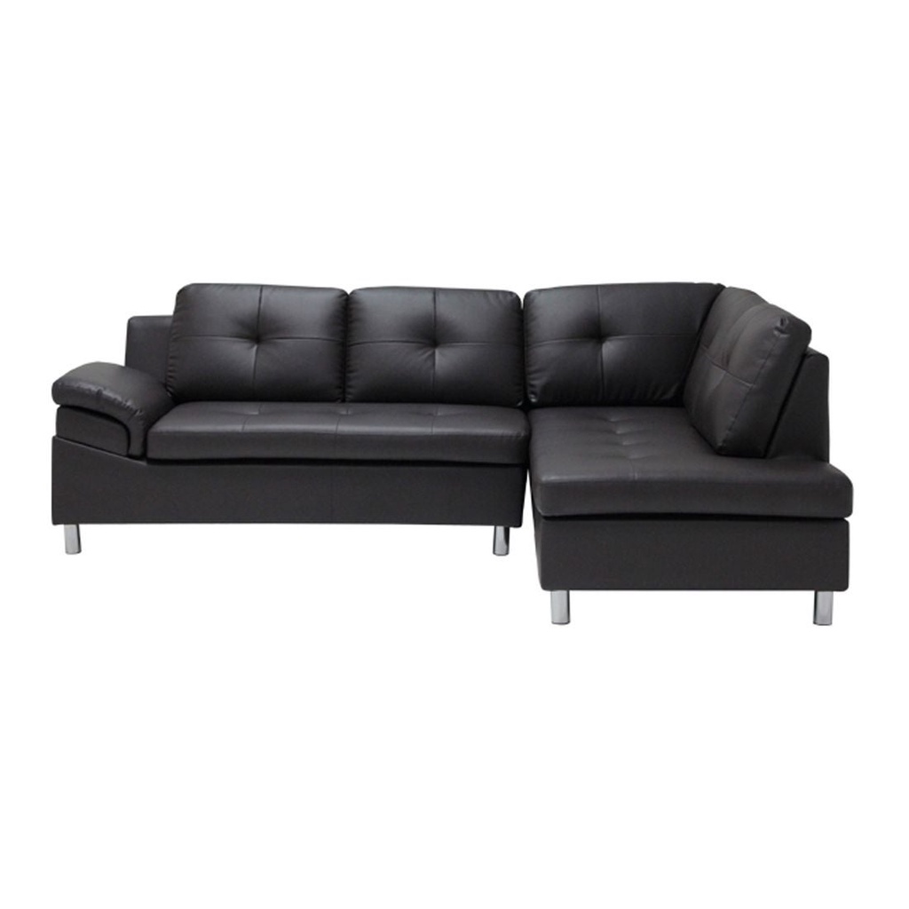 Koncept Furniture โซฟาเข้ามุมขวา รุ่น Trumble สีน้ำตาลเข้ม (240x179x82 ซม.) แบรนด์ KONCEPT FURNITURE