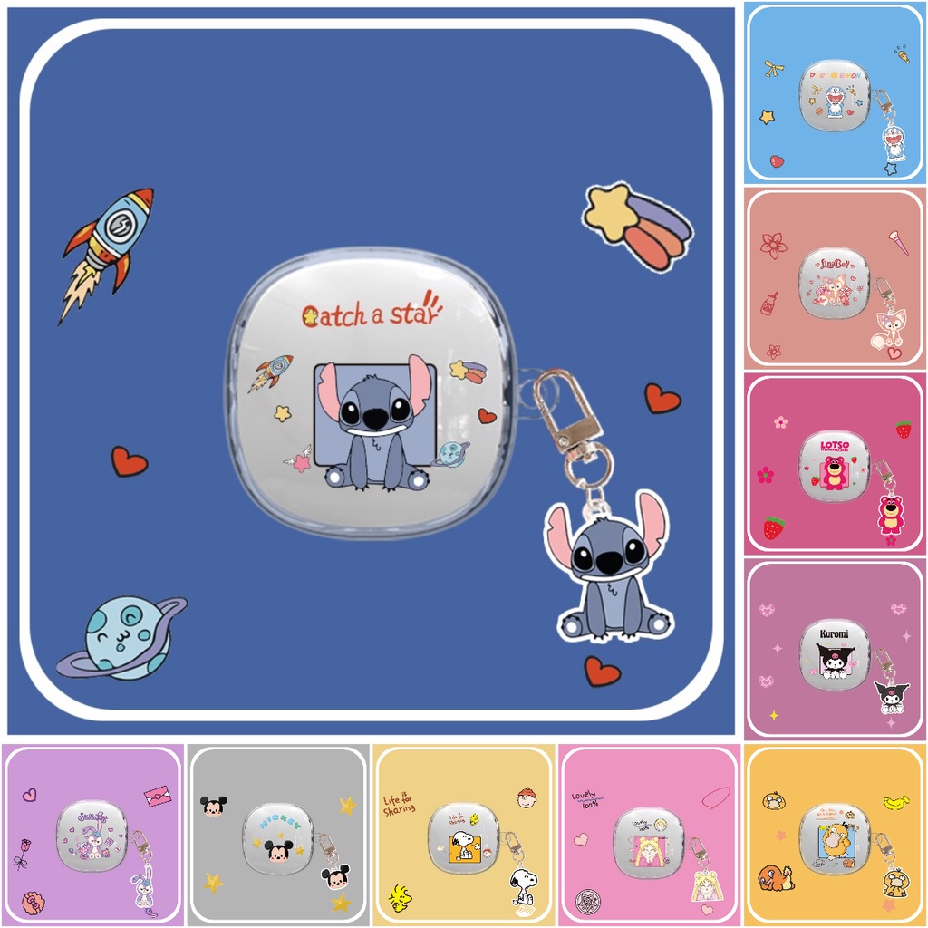 นําไปใช้กับ Baseus Bowie WM02 TWS เคส Case เคสหูฟัง ลายหมีสตรอเบอร์รี่ Kulomi สําหรับ