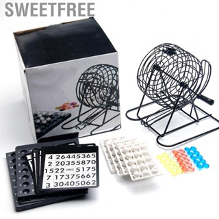 Sweetfree Cage Card Game Machine  Entertainment Cage Game Machine Set with 75 Balls for Family